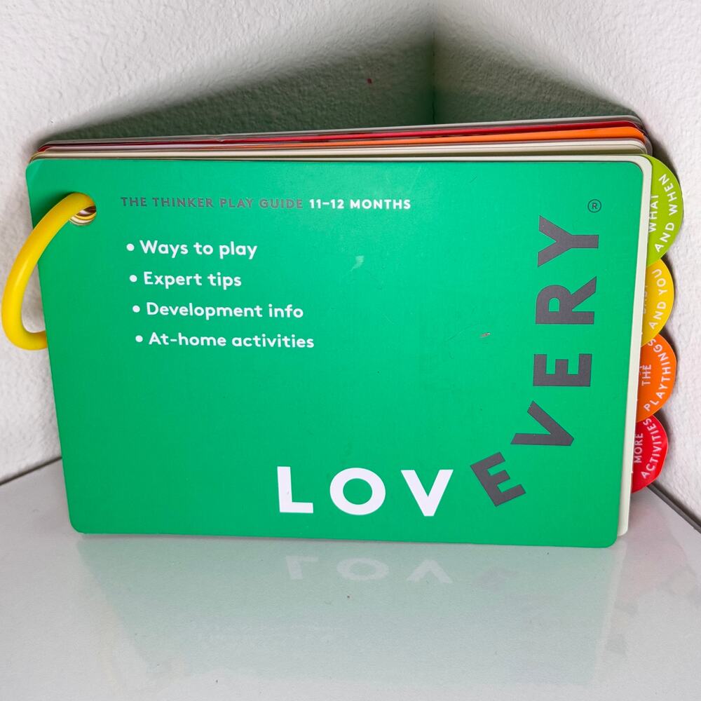 Lovevery Play Guide The Thinker‎ Montessori Activity Book For 11-12 Months